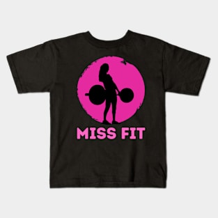 fitness for women Kids T-Shirt